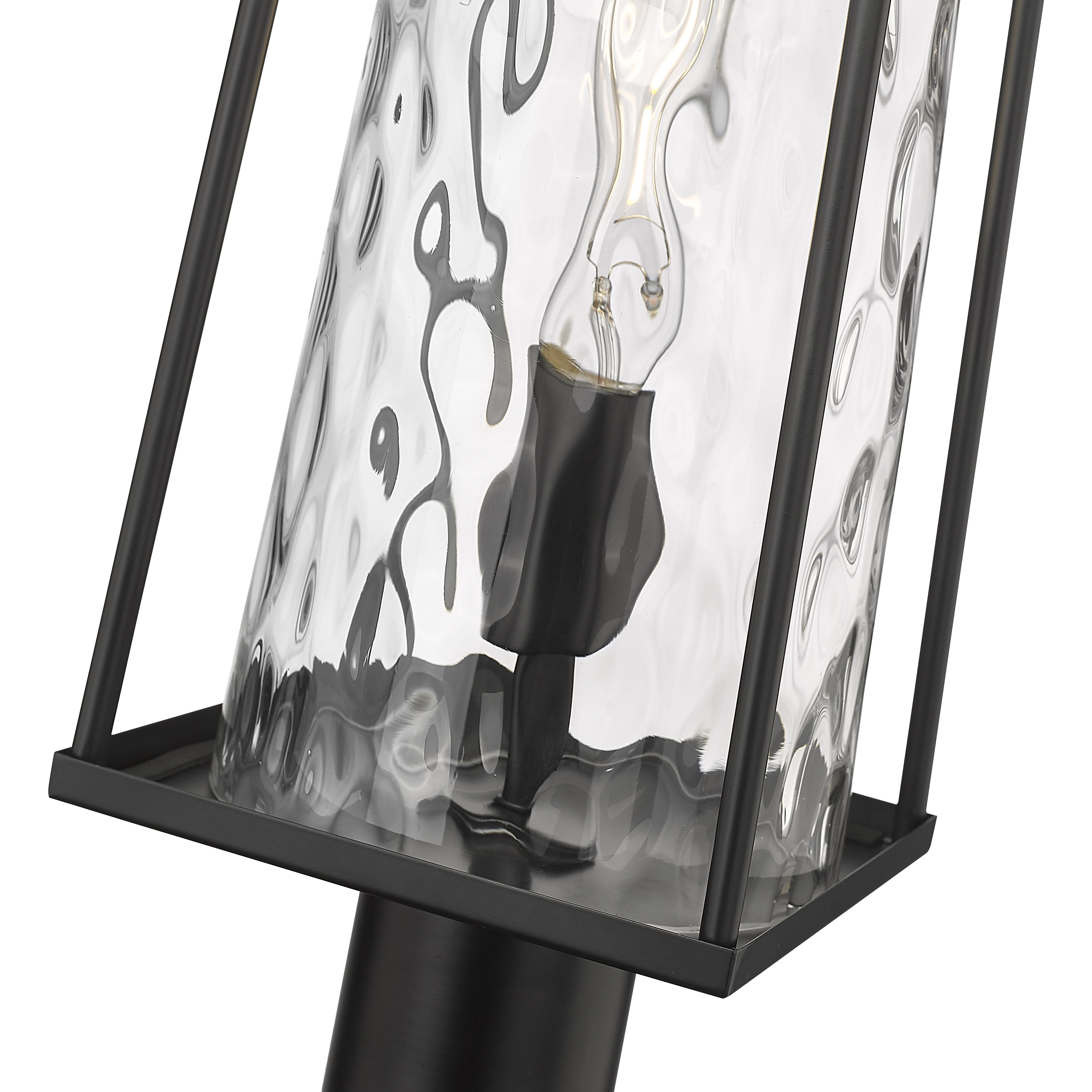 Dutton 1 Light 20.5 inch Powder Coated Black Outdoor Post Lantern